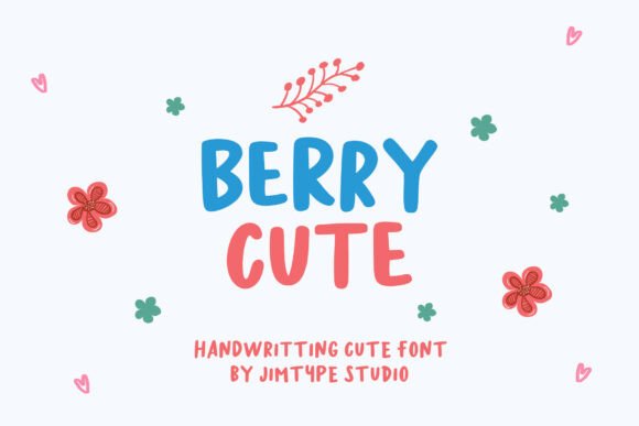 Berry Cute Font for Creative Makers