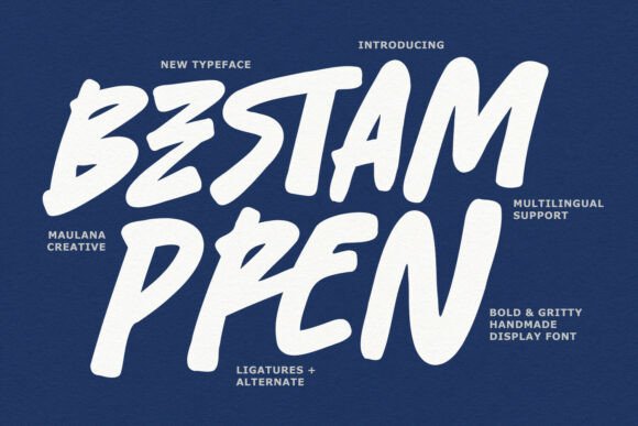 Bestam Pren: Bold Display Font for Creative Projects
