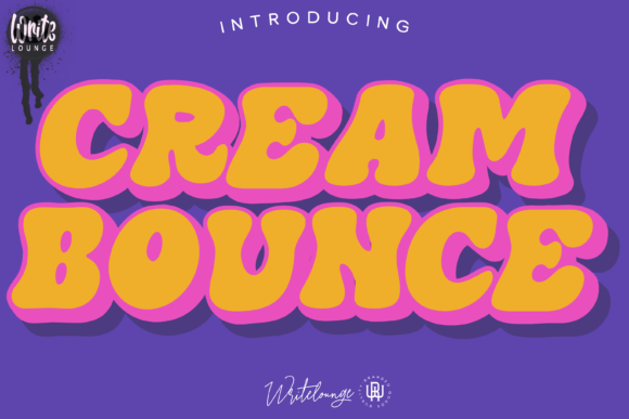 Cream Bounce Font for Creative Brands