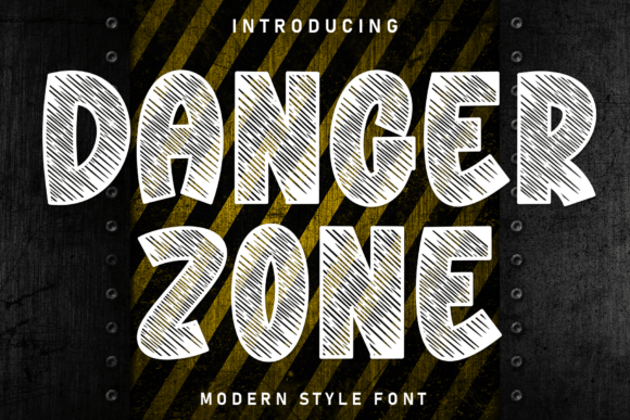 Danger Zone Font for Bold Web Design