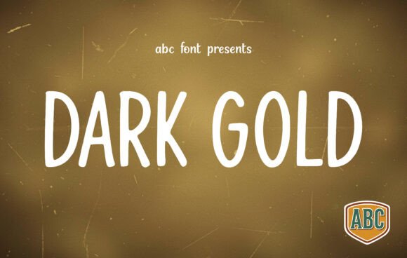 Dark Gold: A Sleek Typeface for Modern Branding