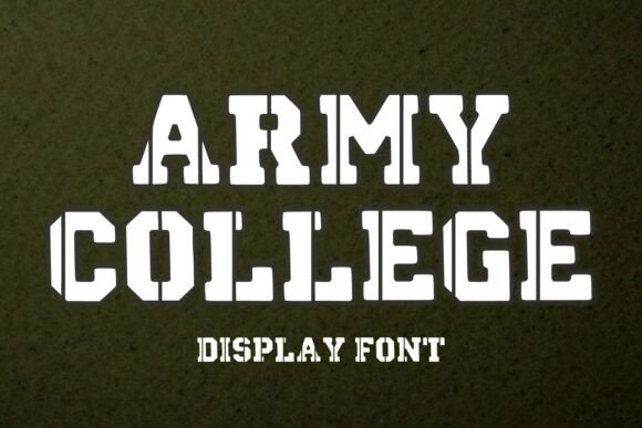 Designing Bold Headers with the Army College Typeface