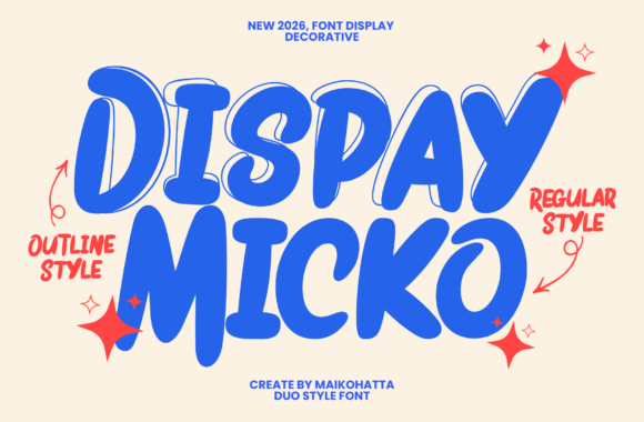 Dispay Micko: A Bold Font for Creative Projects
