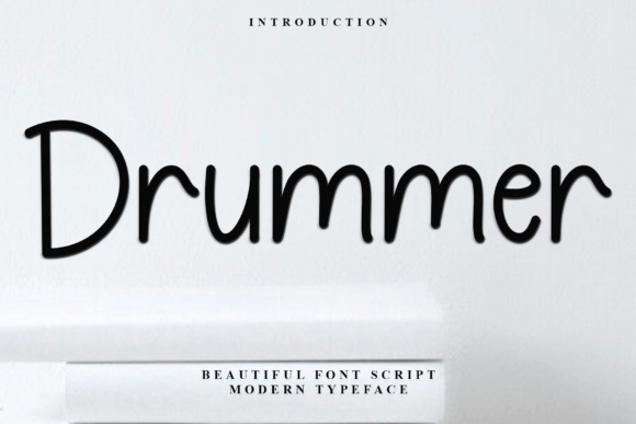 Drummer Font: Festive Design