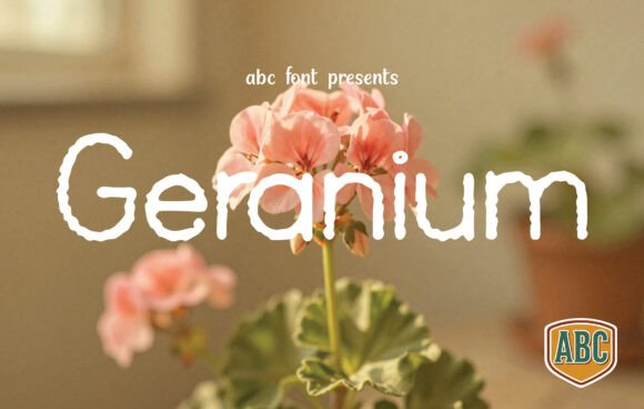 Geranium: A Timeless Handwritten Font for Editorial Design