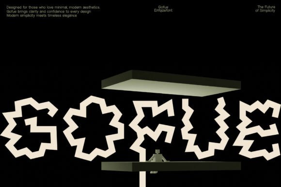 Gofue: A Bold Display Font for Modern Editorial Design