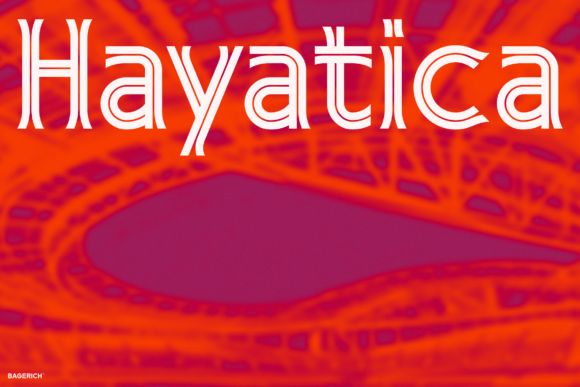 Hayatica: A Modern Display Font for Creative Projects