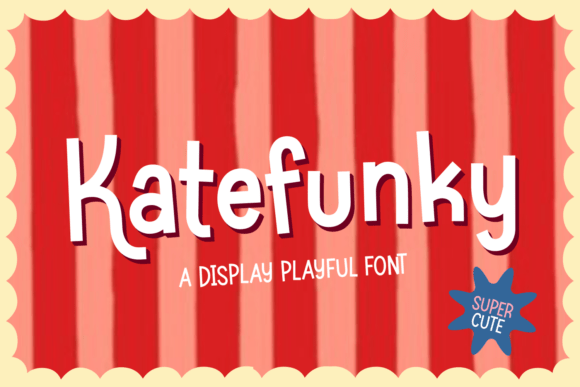 Kate Funky: A Playful Display Typeface for Editorial Headlines