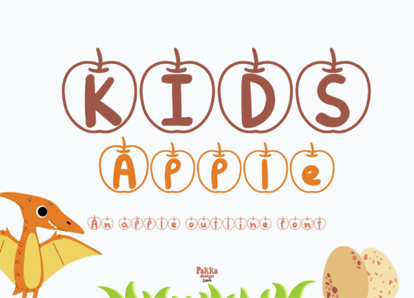Kids Apple Outline Font Review