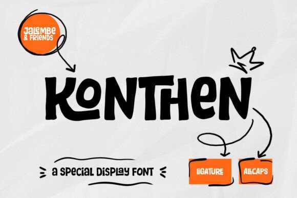 Konthen Font for Web Design