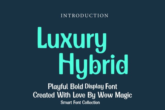 Luxury Hybrid Font for Web Design