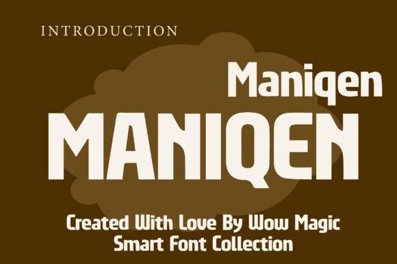 Maniqen Font: Bold and Modern
