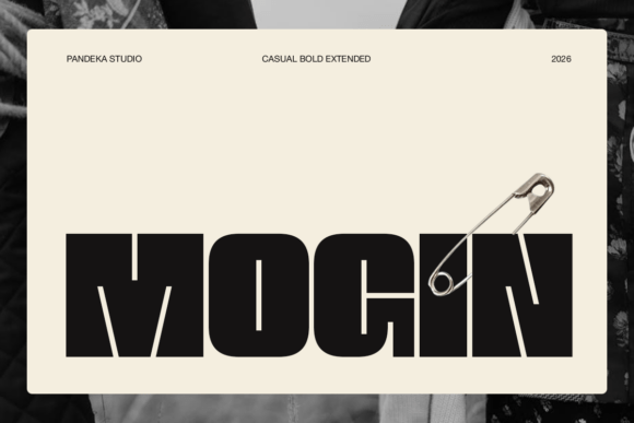 Mogin: A Bold Display Font for Modern Branding