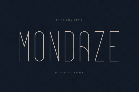 Mondaze Font for Creative Makers