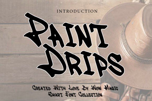 Paint Drips Font for Bold Design