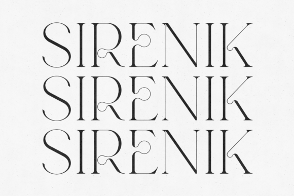 Sirenik Font for Professional Branding