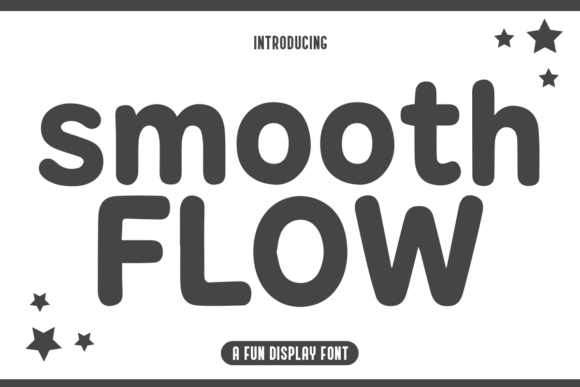 Smooth Flow Font for Creative Projects
