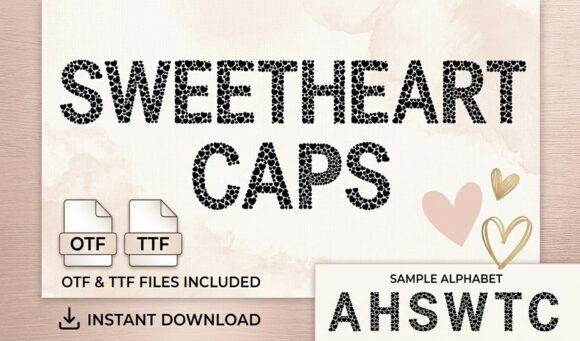 Sweetheart Caps Font