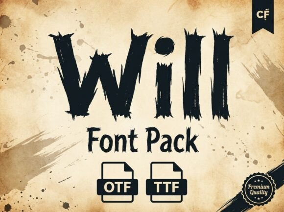 Will Font for Editorial Design